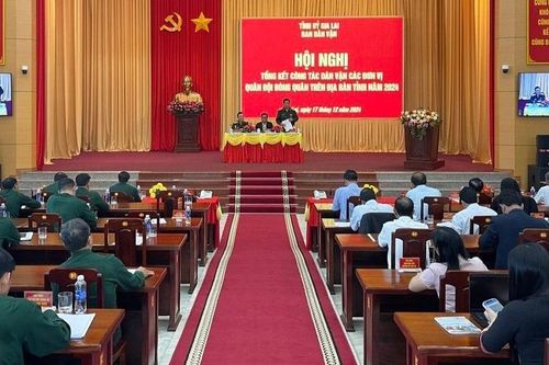 Quân đội tích cực tham gia công tác dân vận