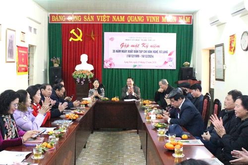 Gặp mặt kỷ niệm 35 năm ngày xuất bản Tạp chí Văn nghệ Xứ Lạng
