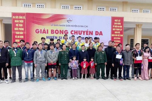 Bế mạc Giải Bóng chuyền da huyện Si Ma Cai năm 2024