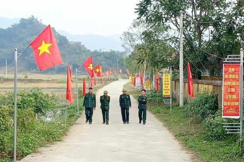 Mô hình 'Đường cờ Tổ quốc' ở Yên Lương