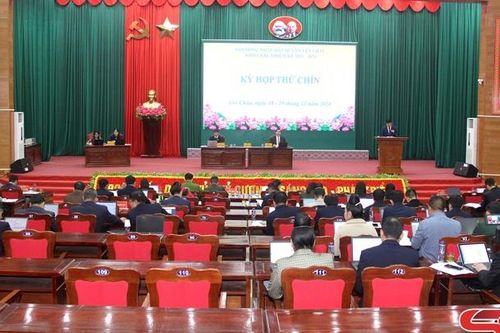 Kỳ họp thứ chín, HĐND huyện Yên Châu khóa XXI