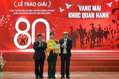 Trao giải Cuộc thi 'Tìm hiểu 80 năm truyền thống vẻ vang của Quân đội nhân dân Việt Nam anh hùng'