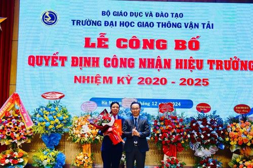 PGS.TS Nguyễn Văn Hùng được bổ nhiệm làm Hiệu trưởng Trường Đại học Giao thông Vận tải