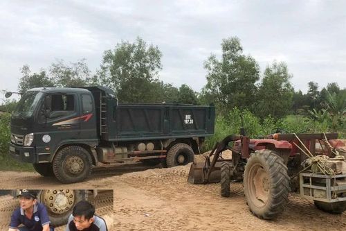 Bình Thuận: Bắt quả tang 2 đối tượng khai thác, vận chuyển khoáng sản trái phép tại Hàm Tân
