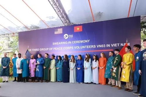 20 tình nguyện viên Chương trình Hòa Bình đến Việt Nam