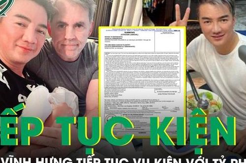 Đàm Vĩnh Hưng đổi luật sư, tiếp tục vụ kiện với tỷ phú Gerard Williams