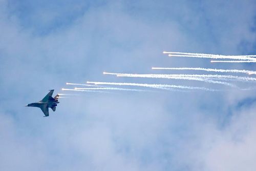 Mãn nhãn với 'vũ điệu trên bầu trời' của tiêm kích Su-30MK2