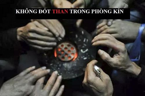 Tại sao đốt than sưởi ấm trong phòng kín nguy hiểm chết người?