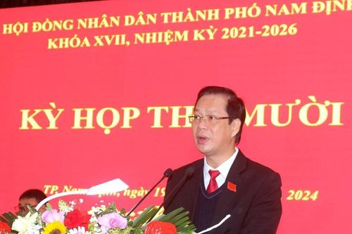 Khai mạc kỳ họp thứ 10 HĐND thành phố Nam Định khóa XVII