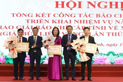 28 tác phẩm đoạt giải Báo chí Búa liềm vàng Hà Tĩnh năm 2024