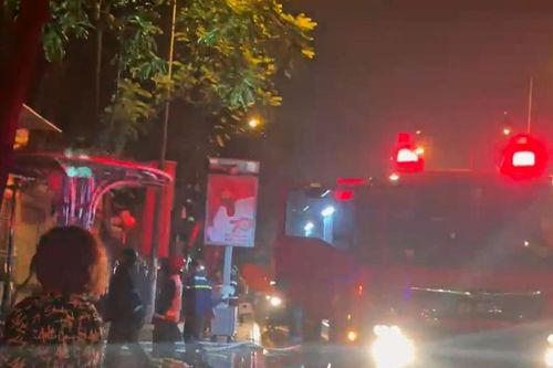 Cháy ở khu tập thể Thanh Xuân Bắc