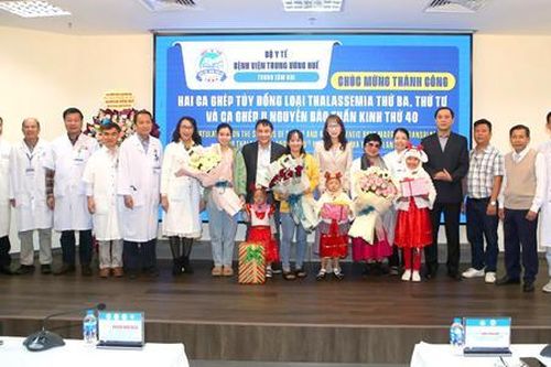 Cứu sống 2 bệnh nhi bị tan máu bẩm sinh bằng kỹ thuật ghép tủy đồng loại