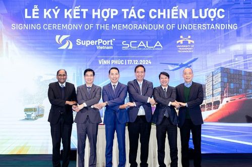 Việt Nam SuperPort của T&T Group ký hợp tác tăng cường nhân lực cho ngành logistics