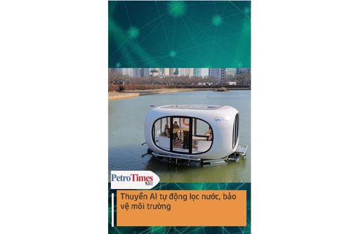 Thuyền AI tự động lọc nước, bảo vệ môi trường