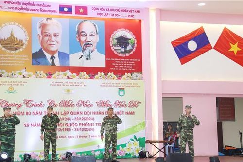 80 năm Quân đội Nhân dân Việt Nam: Nhịp cầu văn hóa Việt Nam - Lào