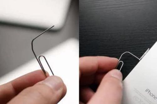 Mẹo lấy SIM điện thoại không cần que cực đơn giản