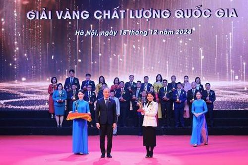 Nestlé Việt Nam nhận Giải Vàng Chất lượng Quốc gia lần thứ 2