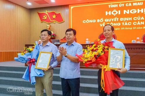 Nhân sự 18/12: Tỉnh ủy Hà Giang, Cà Mau thực hiện quy trình về công tác cán bộ