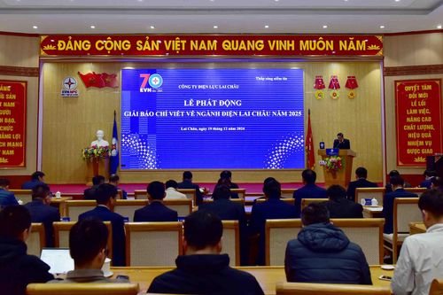 Lễ Phát động Giải báo chí viết về ngành Điện Lai Châu năm 2025