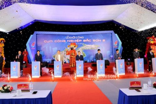 Khởi công dự án Cụm công nghiệp Bắc Sơn 2