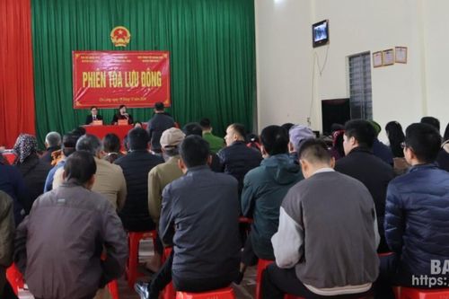 Tòa án nhân dân huyện Chi Lăng: Xét xử lưu động vụ án hình sự về ma túy tại xã Thượng Cường