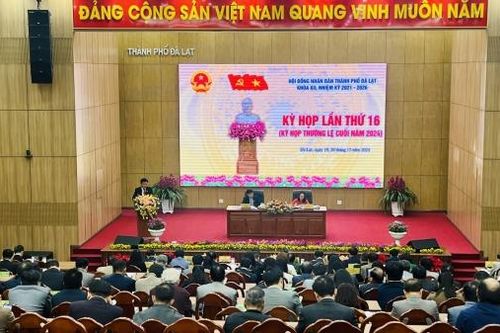 Khai mạc Kỳ họp HĐND TP Đà Lạt lần thứ 16, khóa XII
