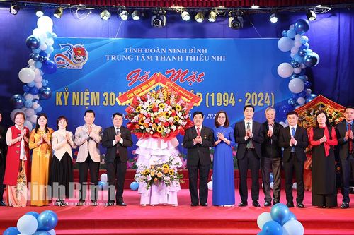 Trung tâm Thanh, thiếu nhi tỉnh kỷ niệm 30 năm ngày thành lập