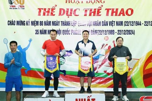 Hoạt động thể dục thể thao chào mừng kỷ niệm 80 năm Ngày thành lập Quân đội Nhân dân Việt Nam