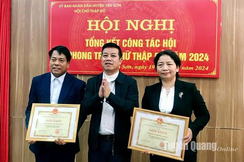 Hội Chữ thập đỏ huyện Yên Sơn kết nối thực hiện công tác nhân đạo từ thiện trên 27 tỷ đồng