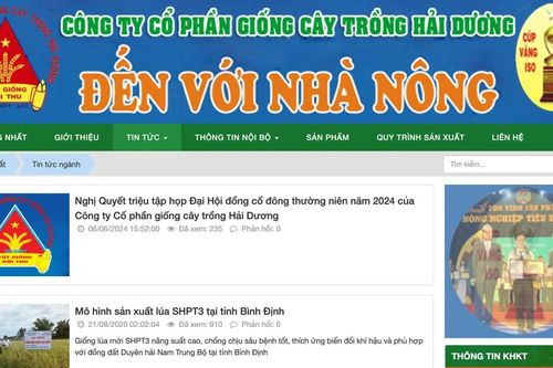 Hàng loạt vi phạm trong quá trình cổ phần hóa tại Công ty cổ phần Giống cây trồng Hải Dương
