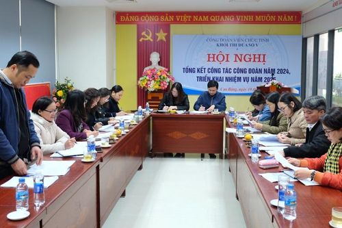Khối thi đua số V triển khai nhiệm vụ năm 2025