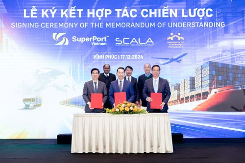 Việt Nam SuperPortTM và trường Đại học Công nghệ giao thông vận tải ký hợp tác