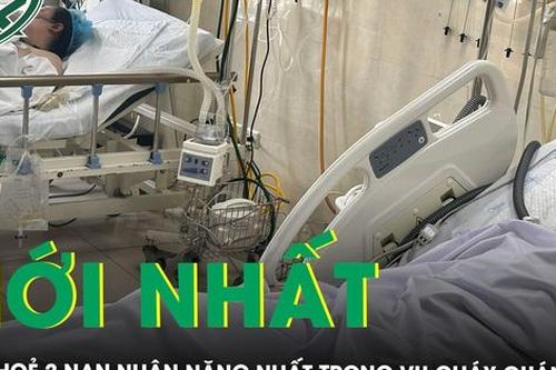 Sức khỏe 2 nạn nhân bị ngạt khói trong vụ cháy quán cà phê, đang được điều trị tích cực