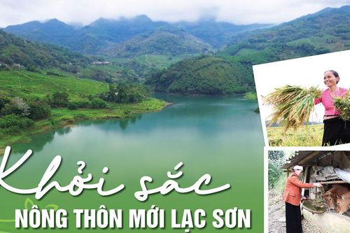 Khởi sắc nông thôn mới Lạc Sơn