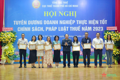 TP Hồ Chí Minh tuyên dương 136 doanh nghiệp thực hiện tốt pháp luật thuế