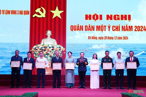 Vùng 3 Hải quân tổ chức Hội nghị 'Quân dân một ý chí'