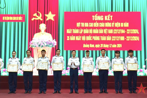 Vùng Cảnh sát biển 2 tổng kết đợt thi đua cao điểm