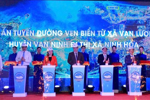 Khánh Hòa: Khởi công tuyến đường ven biển hơn 2.000 tỷ đồng