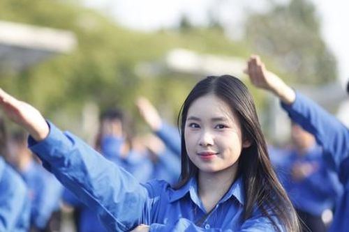 Ấn tượng màn đồng diễn của thanh niên Bắc Ninh