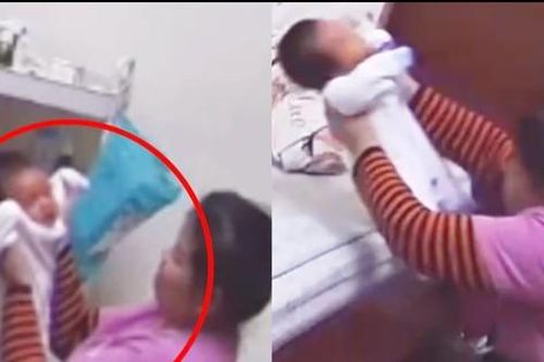 Tạm giữ nữ giúp việc bạo hành bé trai 1 tháng tuổi