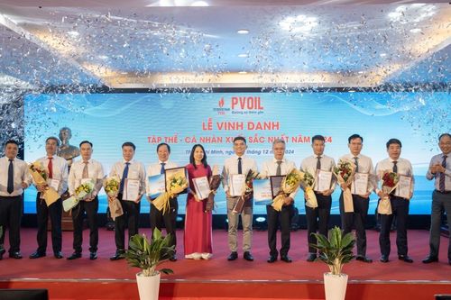 PVOIL vinh danh 'các tập thể, cá nhân xuất sắc nhất năm 2024'