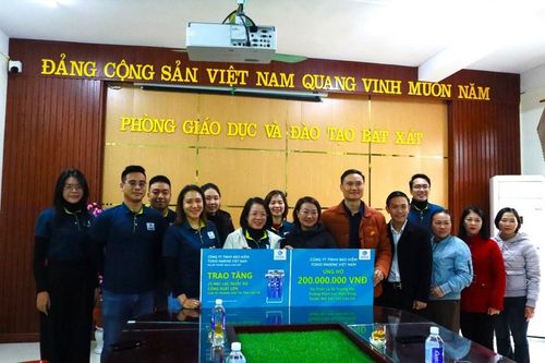 Bảo hiểm Tokio Marine Việt Nam hỗ trợ các trường học ở Lào Cai tái thiết sau bão