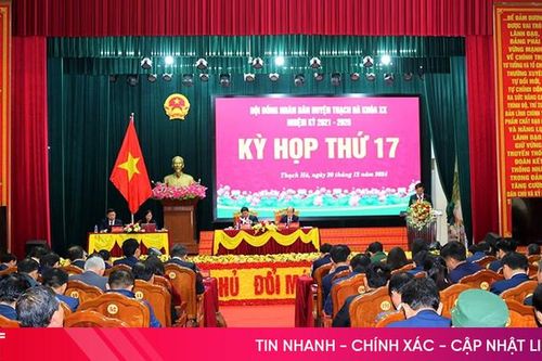 HĐND huyện Thạch Hà khóa XX khai mạc Kỳ họp thứ 17