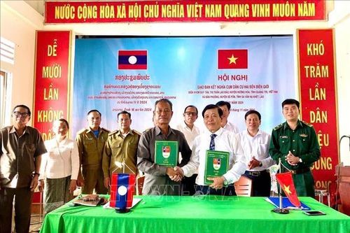 Biên cương thắm tình hữu nghị