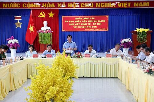 Gỡ khó để phát triển kinh tế - xã hội huyện miền núi Tri Tôn