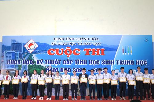 Có 94 dự án đạt giải Cuộc thi Khoa học kỹ thuật học sinh trung học cấp tỉnh năm học 2024 - 2025
