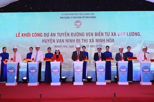 Khởi công Dự án Tuyến đường ven biển nối Vạn Ninh - Ninh Hòa