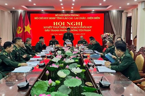 Bộ đội Biên phòng 3 tỉnh: Lào Cai, Lai Châu, Điện Biên phối hợp đấu tranh phòng, chống tội phạm