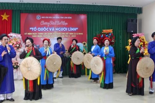 Chương trình thơ nhạc 'Tổ quốc và người lính'