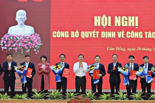 Công bố các quyết định của Ban Thường vụ Tỉnh ủy Lâm Đồng về công tác cán bộ